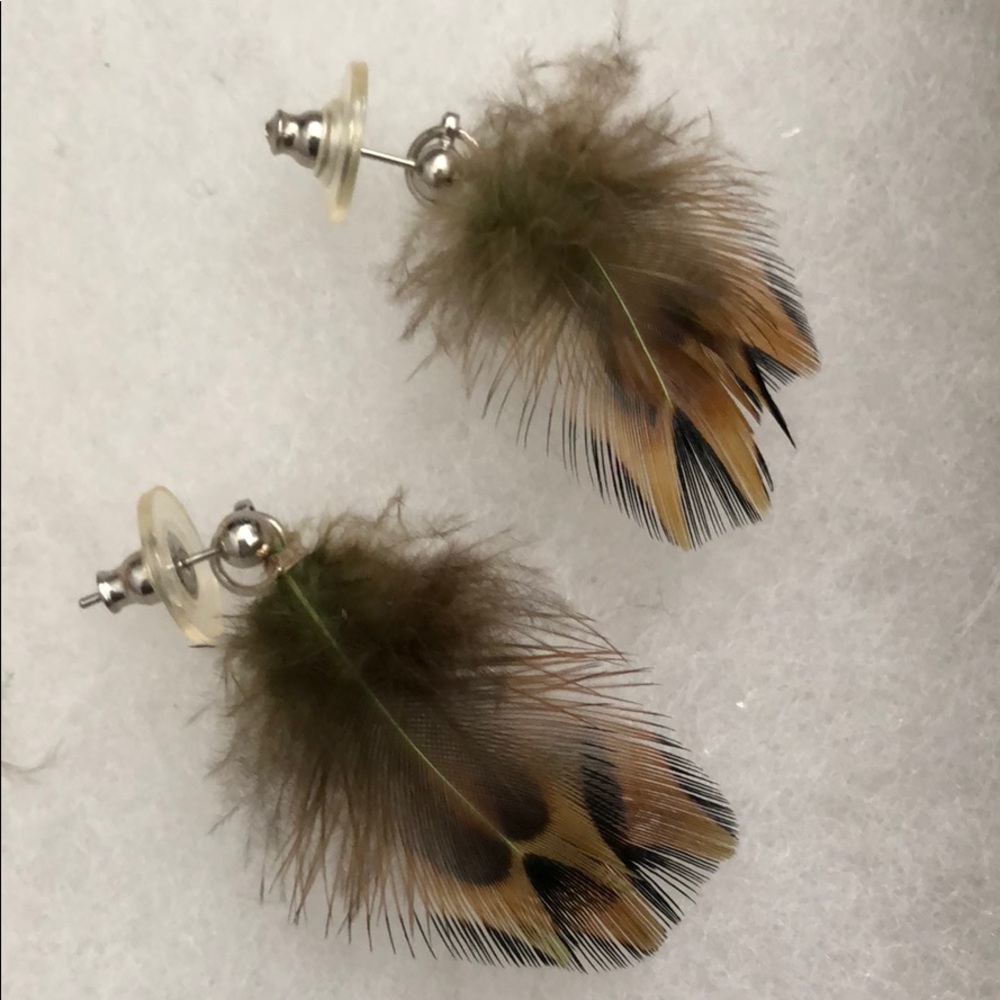 🥰Post Style Feather Earrings